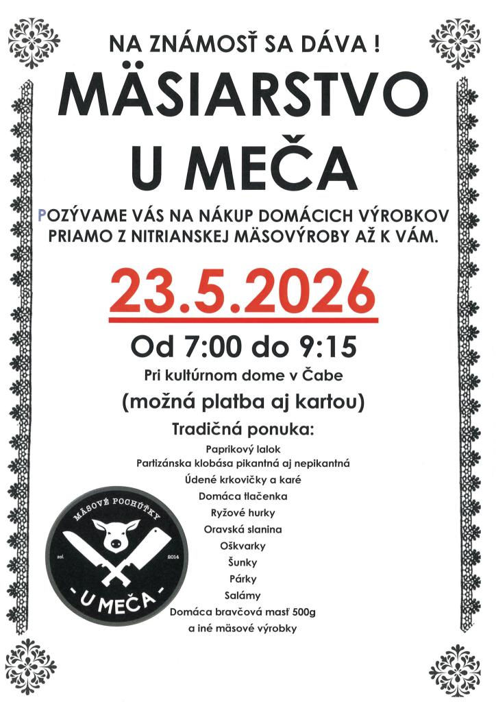Mäsiarostvo u&nbsp;Meča