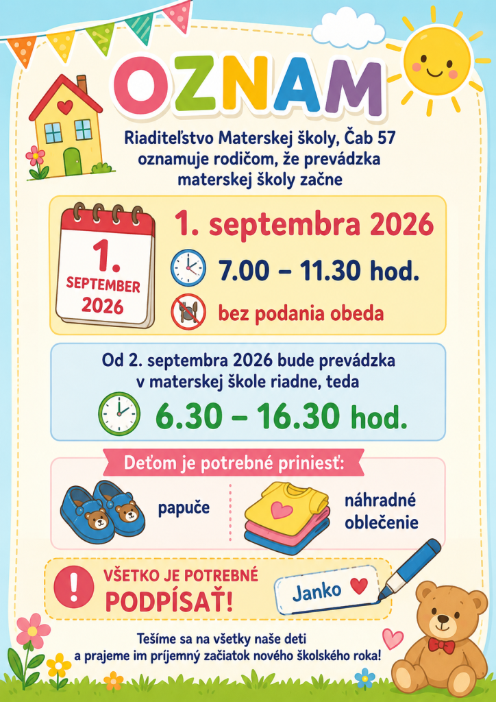 zaciatok skolskeho roky